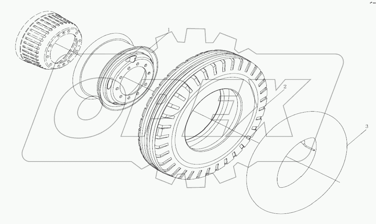  Система колес;WHEELING SYSTEM