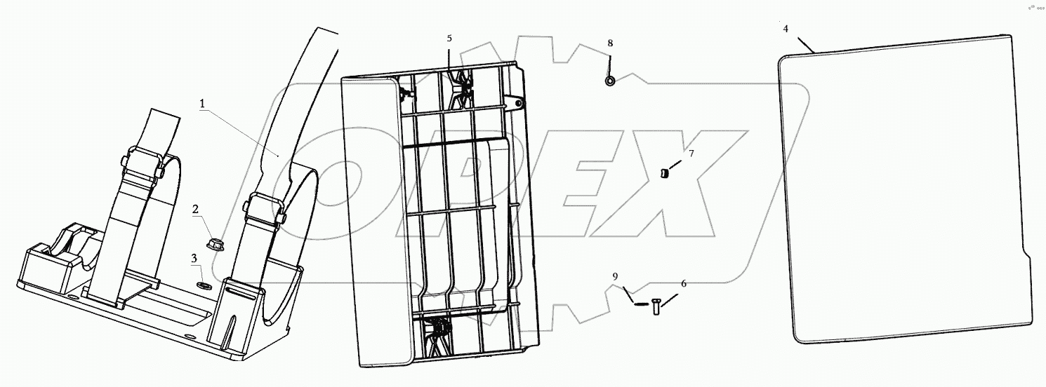  Ящик для инструментов;TOOL BOX