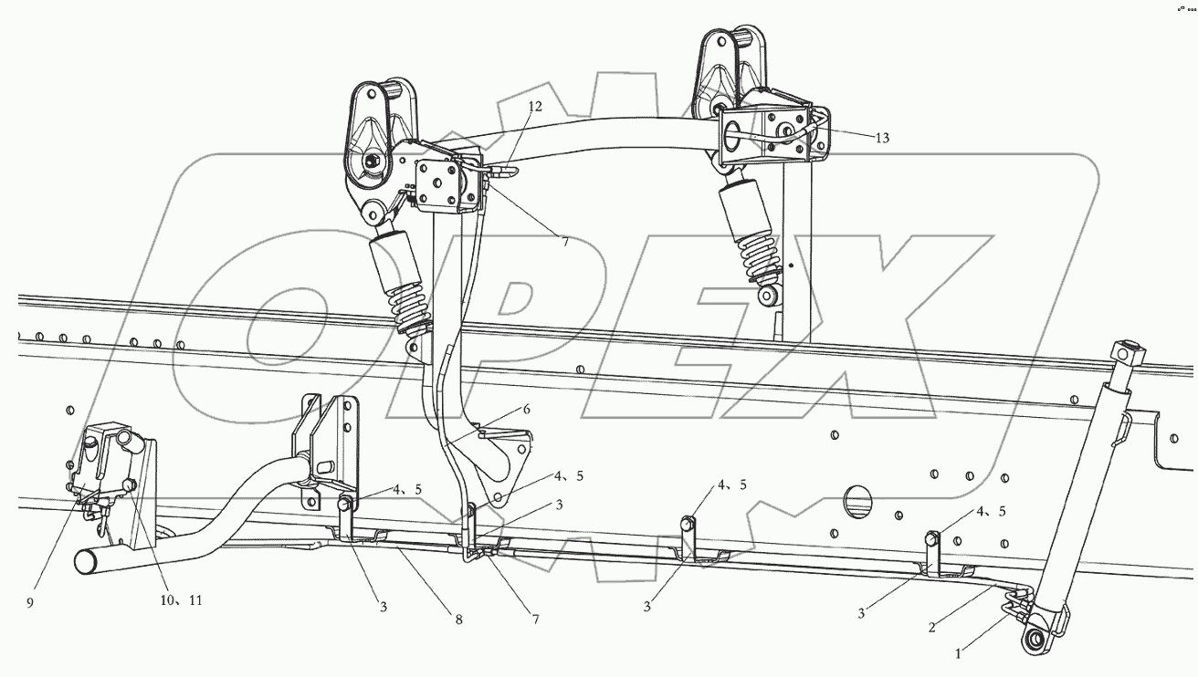  CAB HYDRAULIC TILTING EQUIPMENT