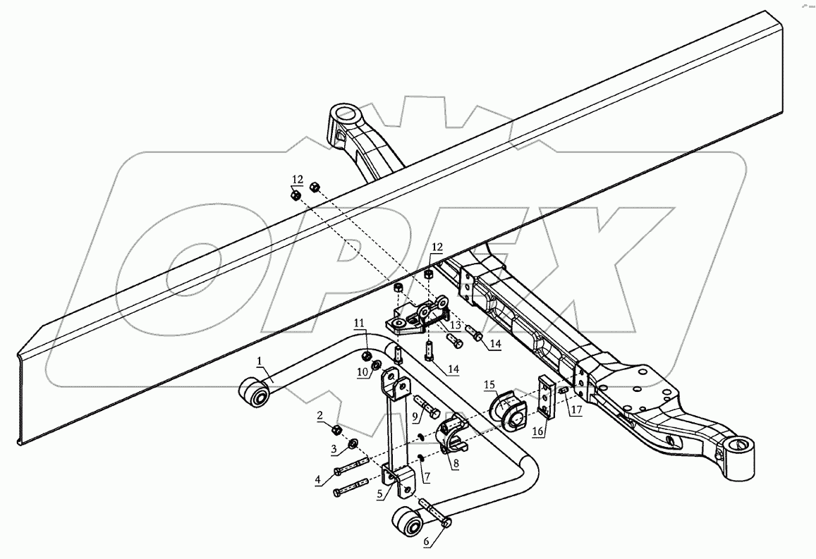  FRONT STABILIZER BAR (DC93319680109)