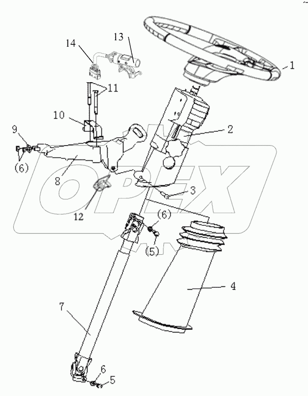  STEERING COLUMN ADJUSTABLE