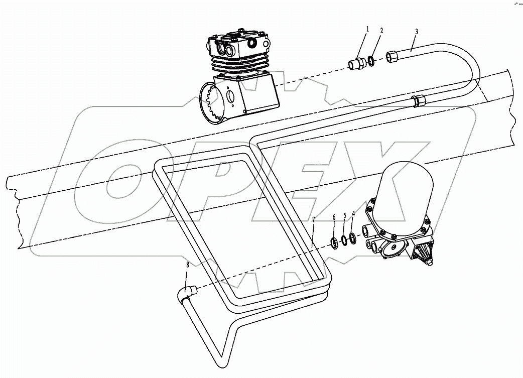  AIR COMPESSOR OUTER LINE