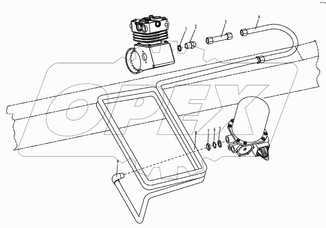 AIR COMPESSOR OUTER LINE