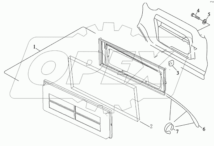 AIR INTAKE BOX ON CAB