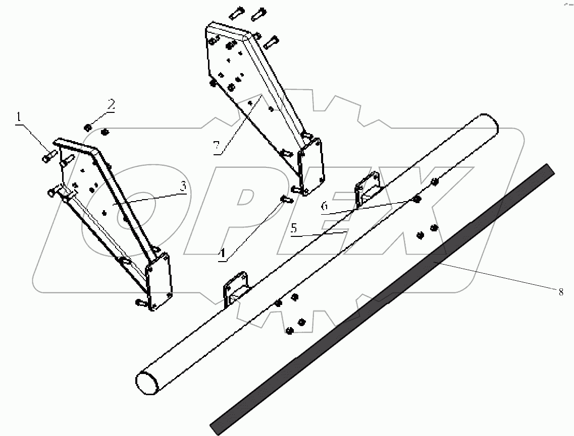 REAR DRILL PROTECTION FRAME
