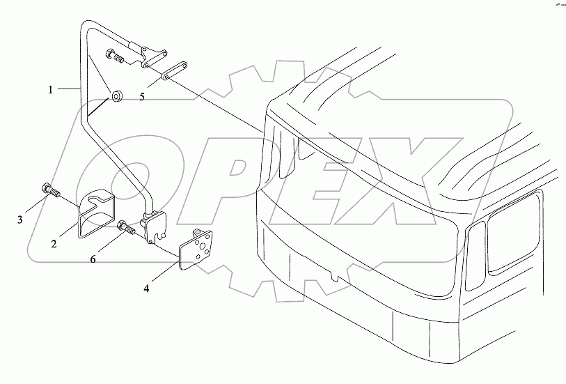 REARVIEW MIRROR RIGHT BRACKET