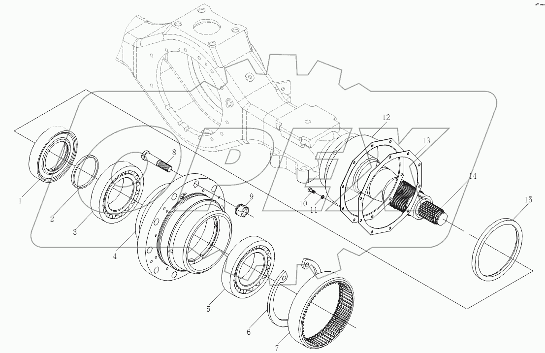 STR DRIVE WHEEL PLANETARY REDUCER I