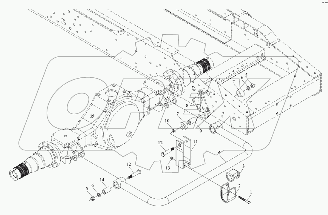 REAR STABILIZER BAR (DC93319680109)