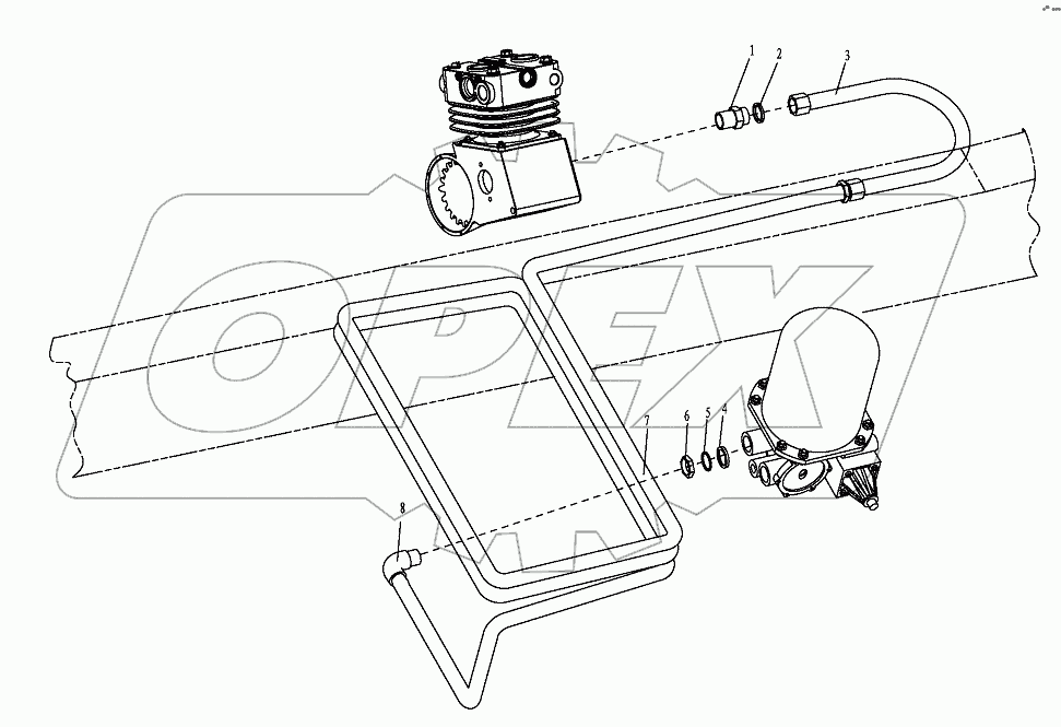 AIR COMPESSOR OUTER LINE