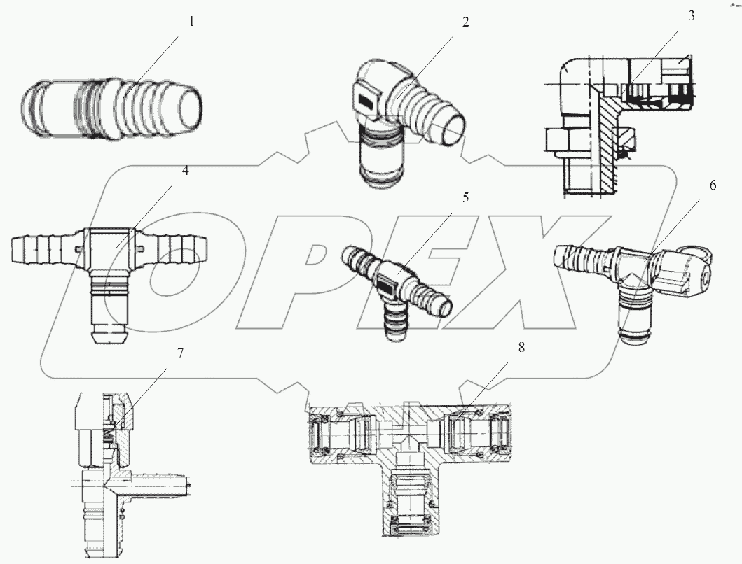 CONNECTING PARTS,LINE & NIPPLE JOINT