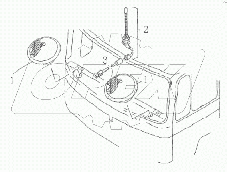 RADIO LOUDHAILER, WIRE
