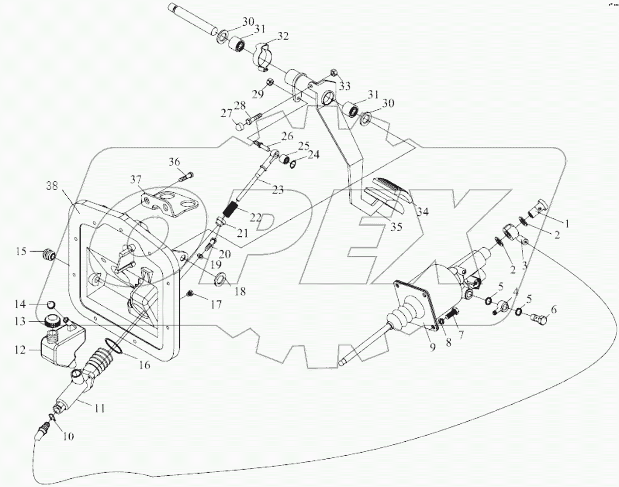  PULL CLUTCH CONTROL DEVICE