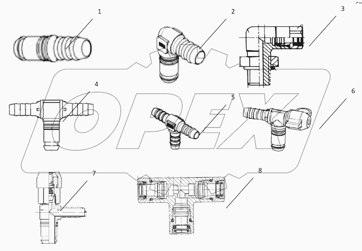  CONNECTING PARTS, LINE & NIPPLE JOINT