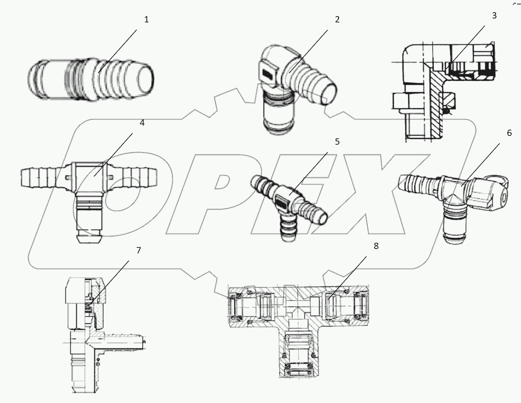  CONNECTING PARTS, LINE & NIPPLE JOINT