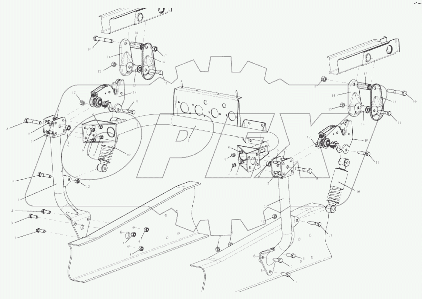  Устройство блокировки кабины;CAB LOCKING DEVICE