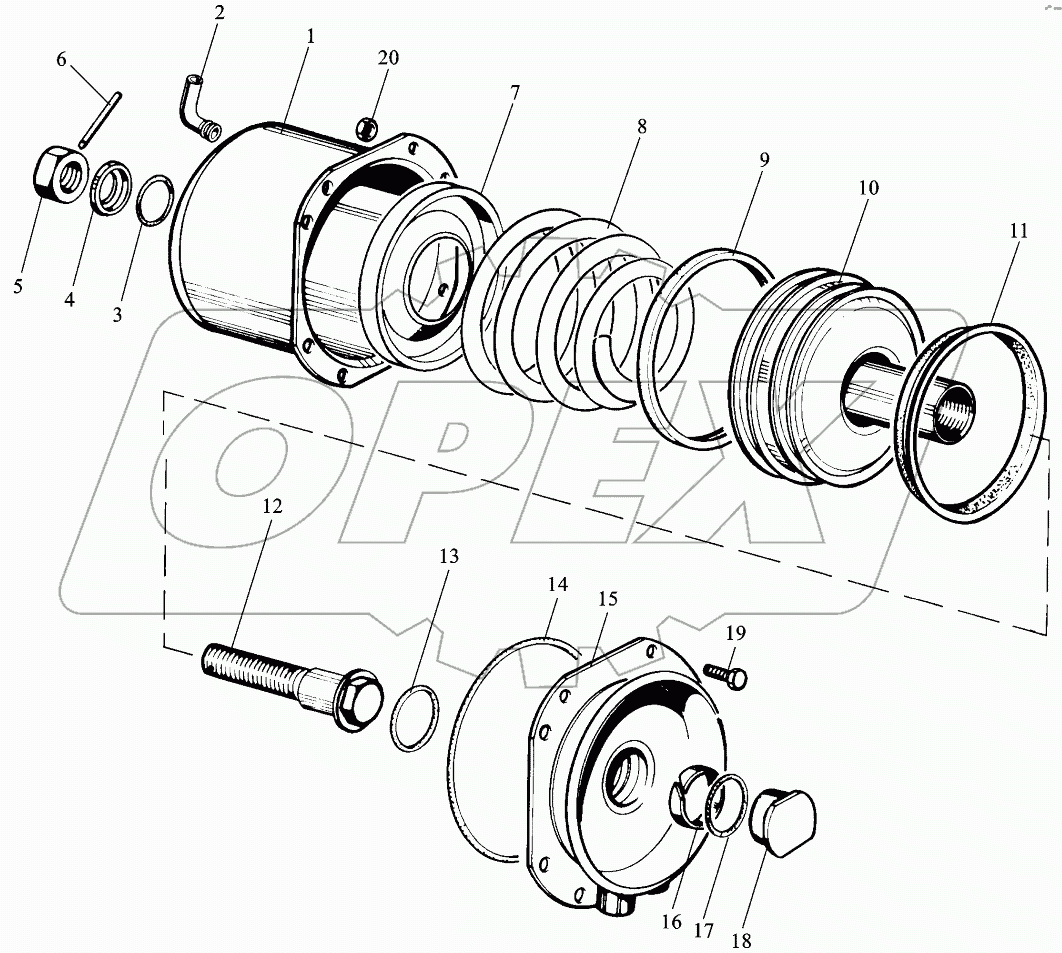  AUX.BRAKE CHAMBER