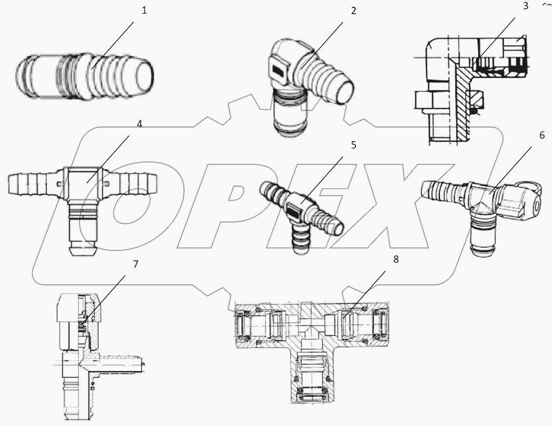  CONNECTING PARTS, LINE & NIPPLE JOINT