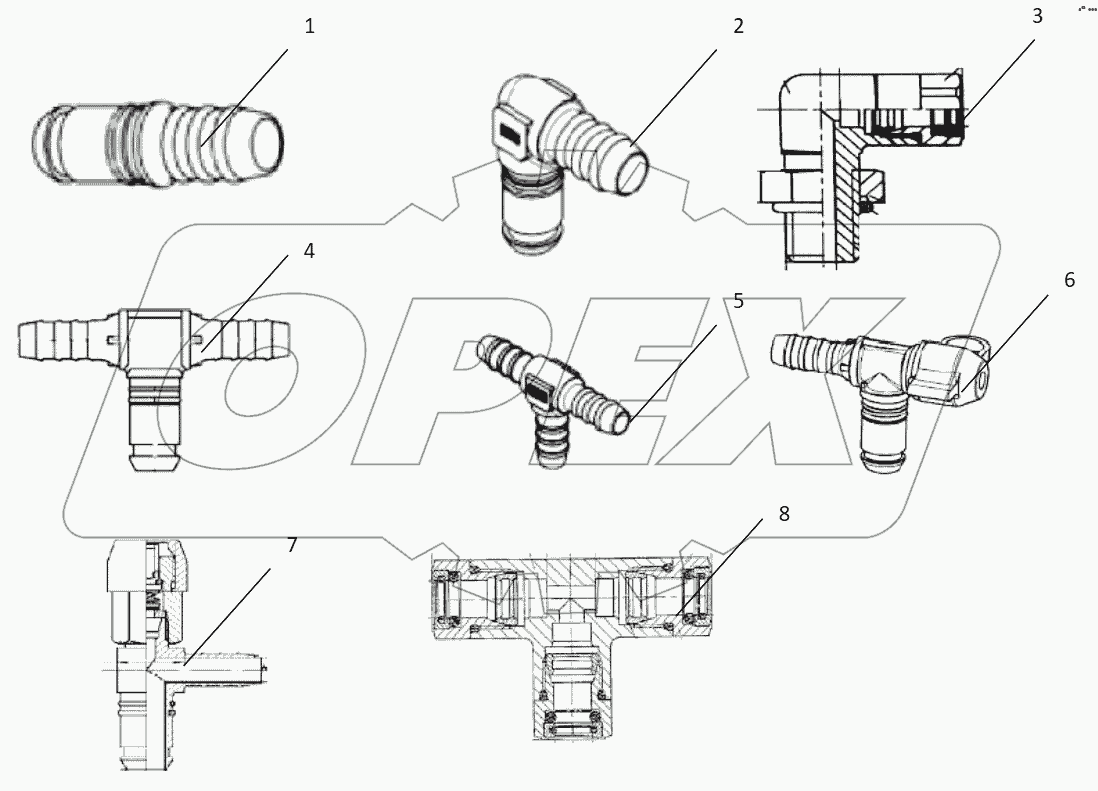  CONNECTING PARTS, LINE & NIPPLE JOINT