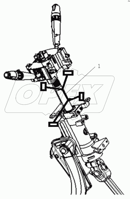  COMBINATION SWITCH ADAPTER WIRING HARNESS