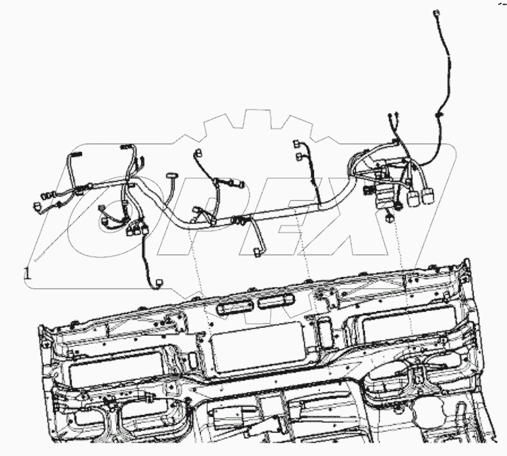  MAIN WIRE HARNESS OF CAB