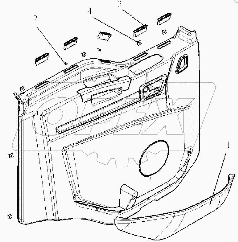  LEFT DOOR INNER PANEL ASSEMBLY