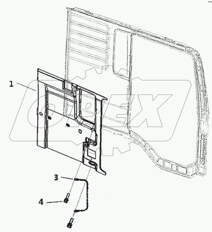  LEFT SIDE WALL INNER GUARD PLATE
