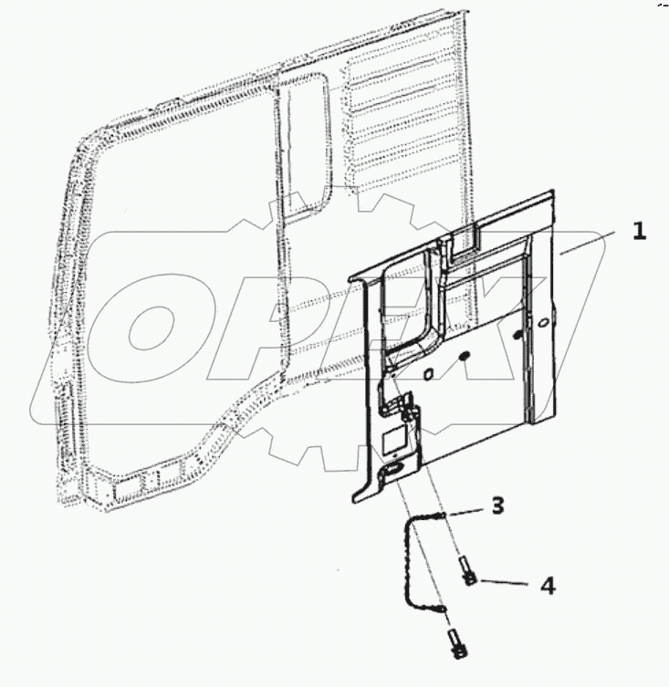  RIGHT SIDE WALL INNER GUARD PLATE