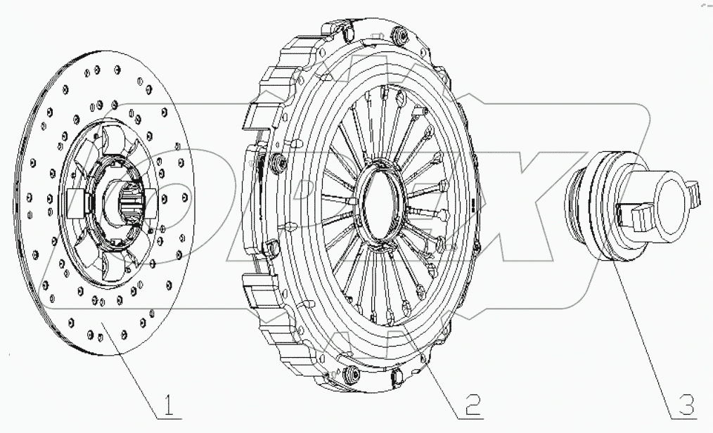  PULL DIAPHRAGM CLUTCH О¦430