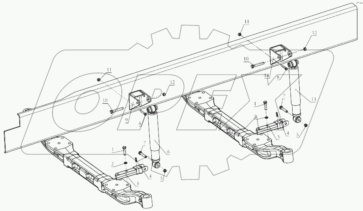  FRONT SHOCK ABSORBER (DC95319680125)