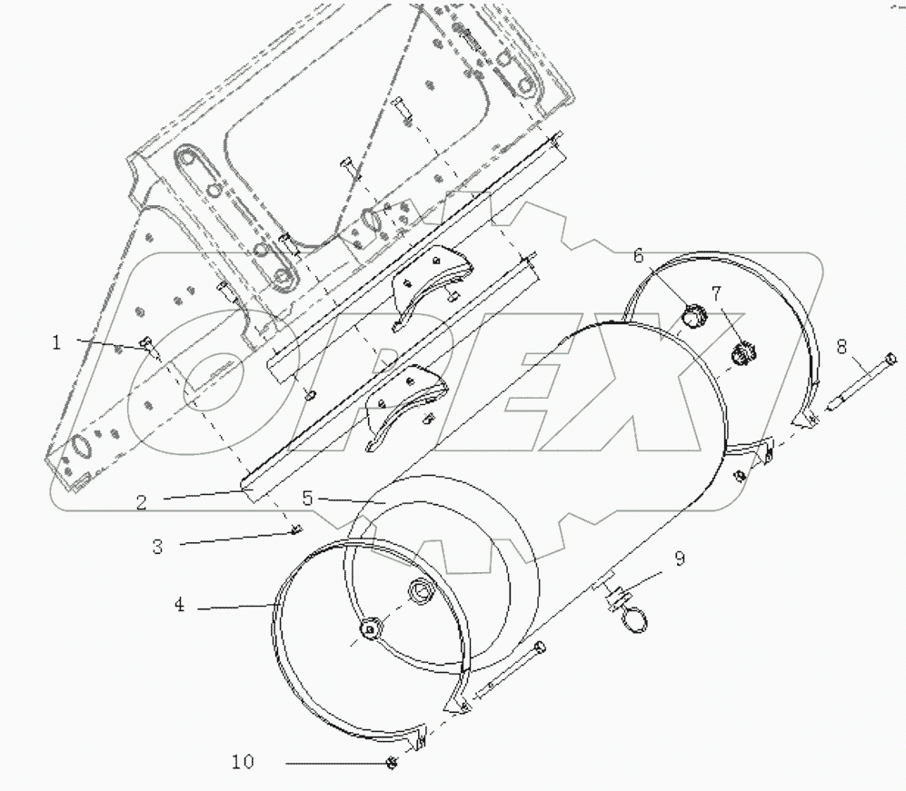  AIR TANK FIXING (в…Ў)