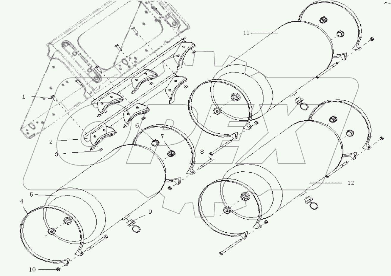  AIR TANK FIXING (в…Ў)