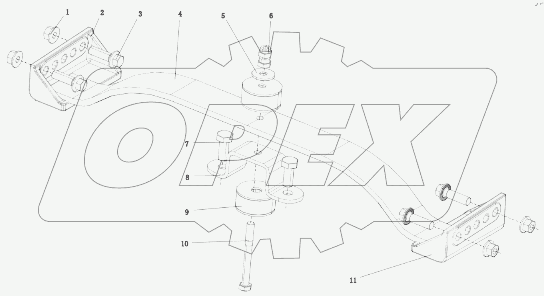  DC96259591023 TRANSMISSION SUSPENSION