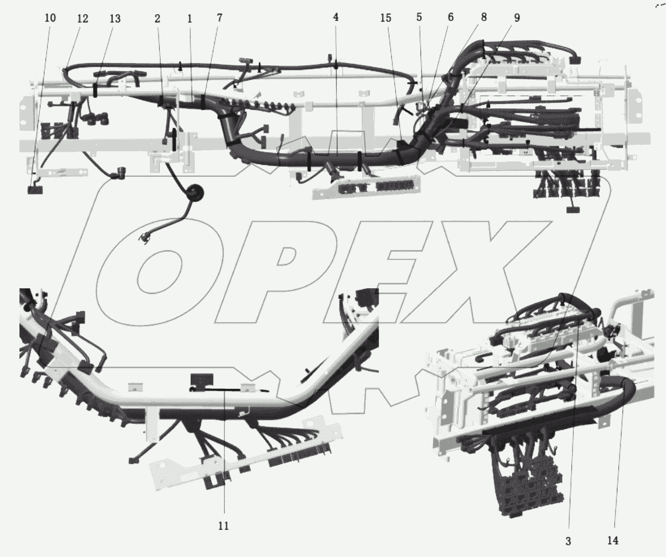  DC97189771035 INSTRUMENT PANEL WIRING HARNESS