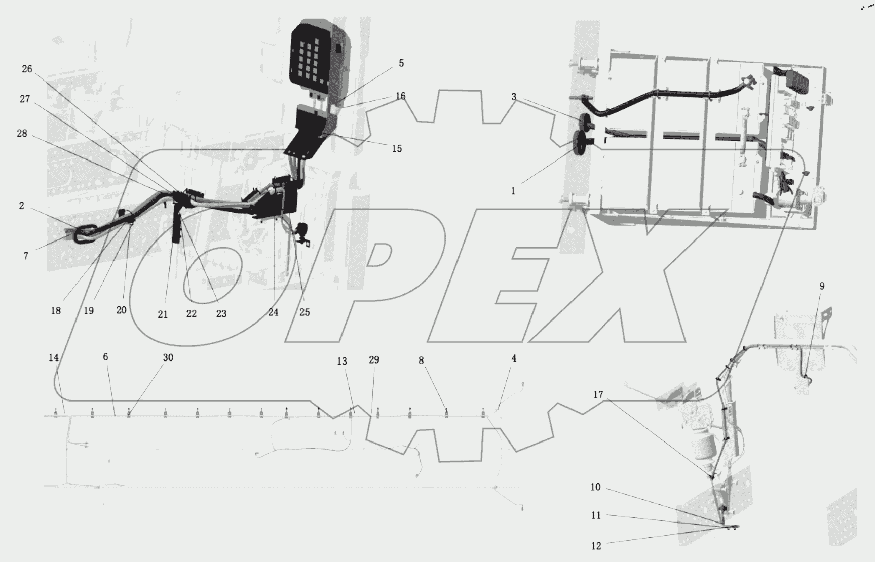  DC97319779663 FRAME HARNESS ATTACHMENT