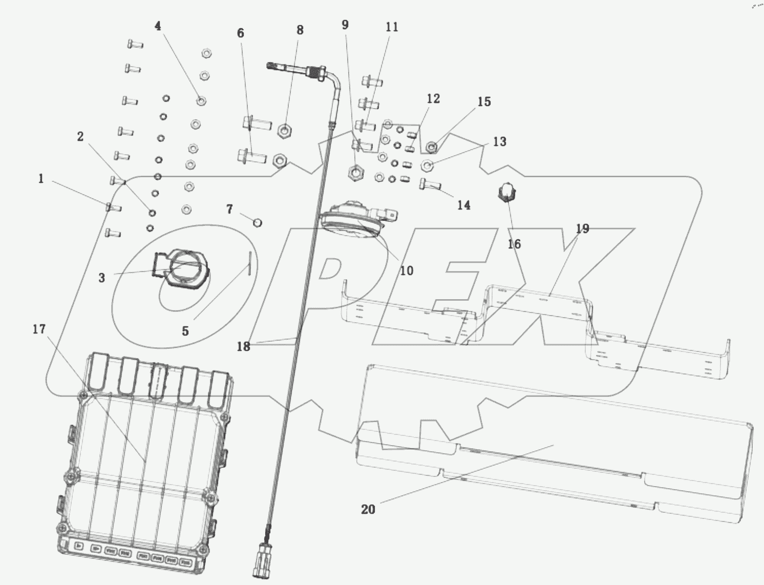  DC97189710777 POWERTRAIN  CHASSIS WIRING HARNESS