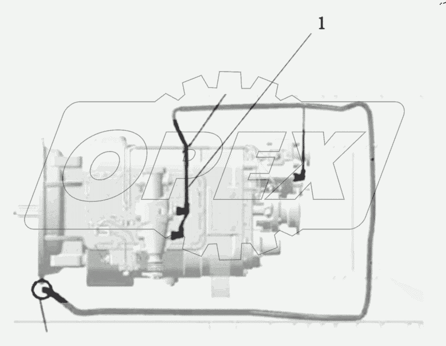  DC97259773102 TRANSMISSION  MODULE HARNESS