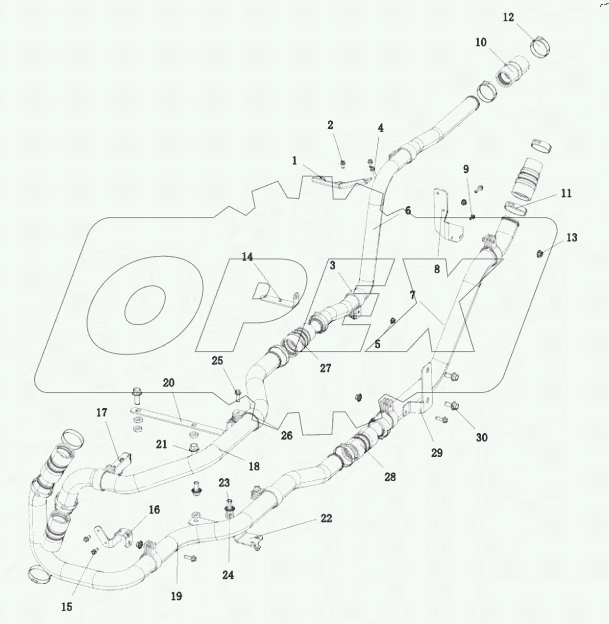  DC97259530846 RETARDER COOLING SYSTEM