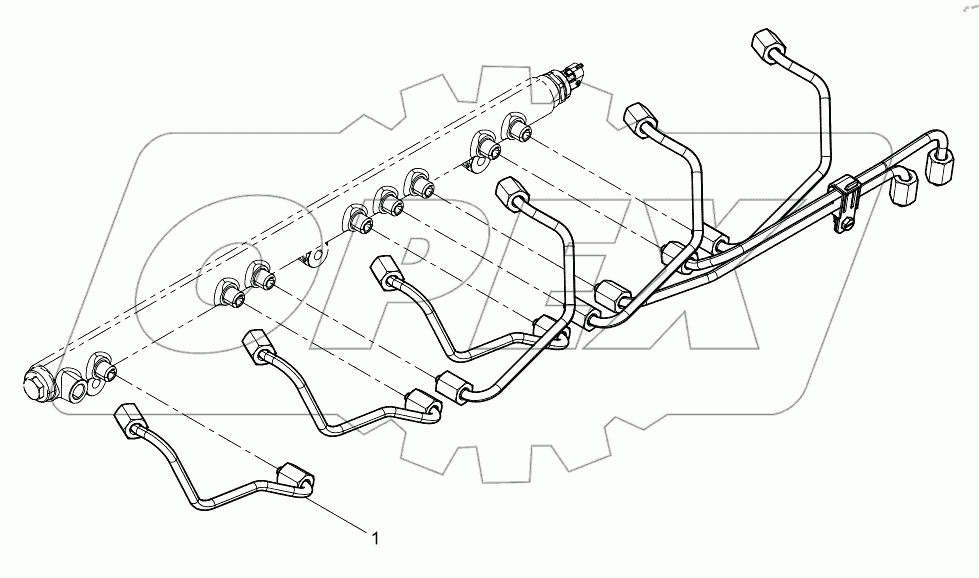  HIGH PRESSURE FUEL PIPE GROUP