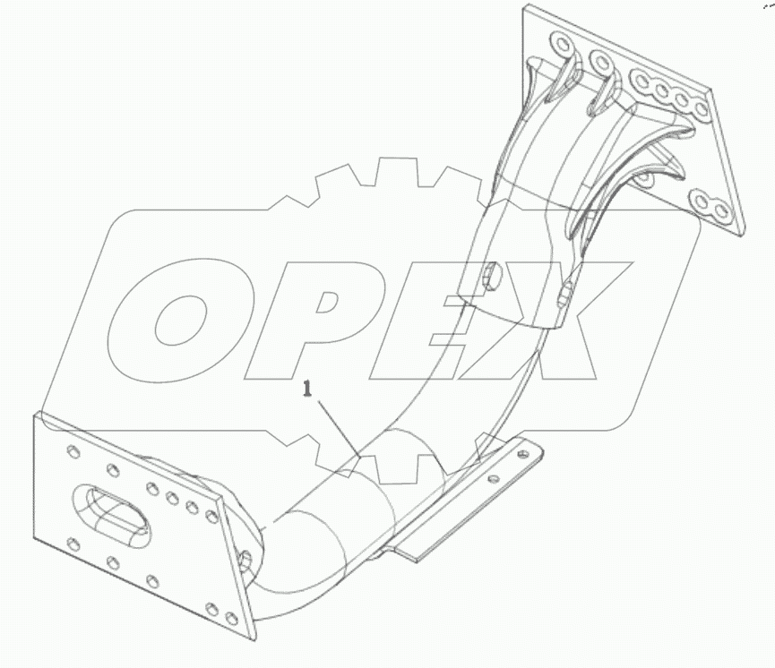  DC95259510051 TUBULAR  BEAM ASSEMBLY