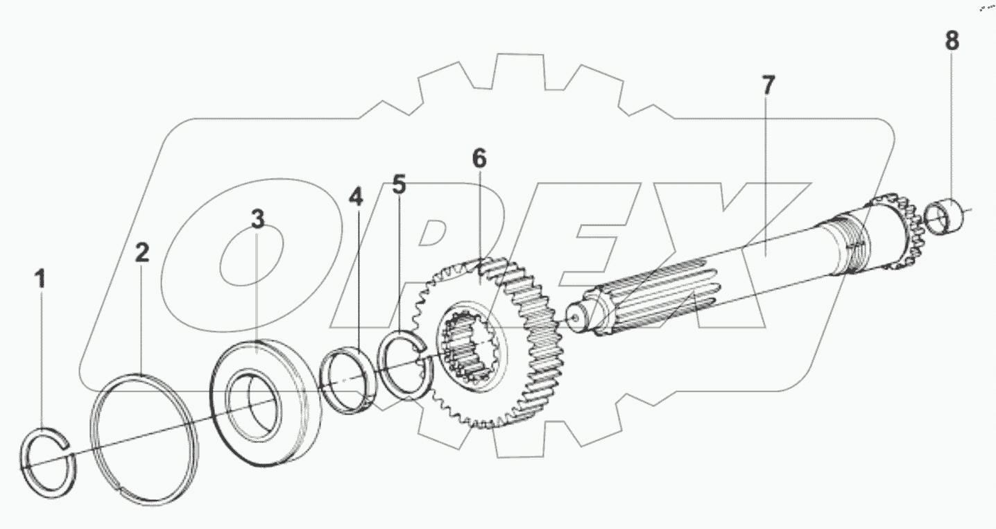  FIRST SHAFT ASSEMBLY