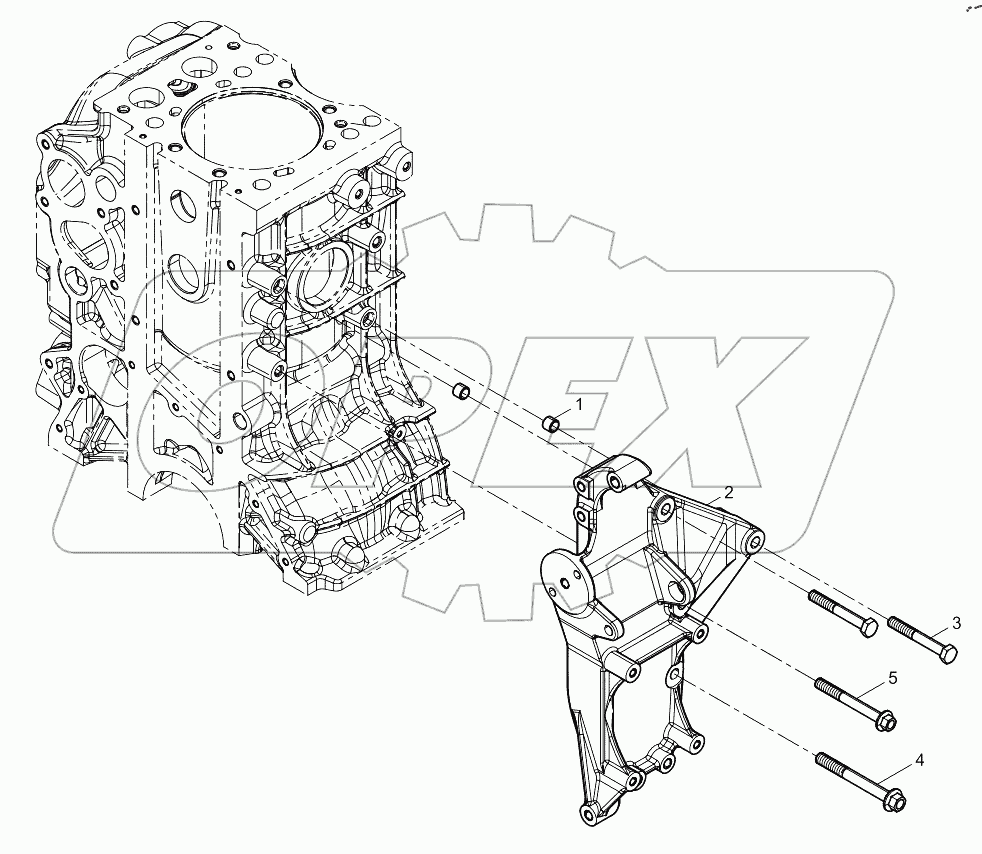  ALTERNATOR BRACKET GROUP