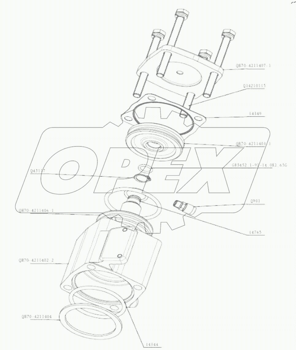 AUXILIARY  BOX  CYLINDER  ASSEMBLY  PART