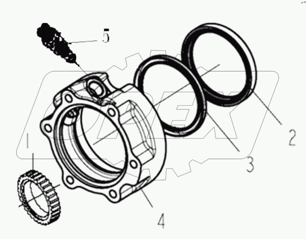  SPINDLE  REAR  BEARING  COVER  ASSEMBLY
