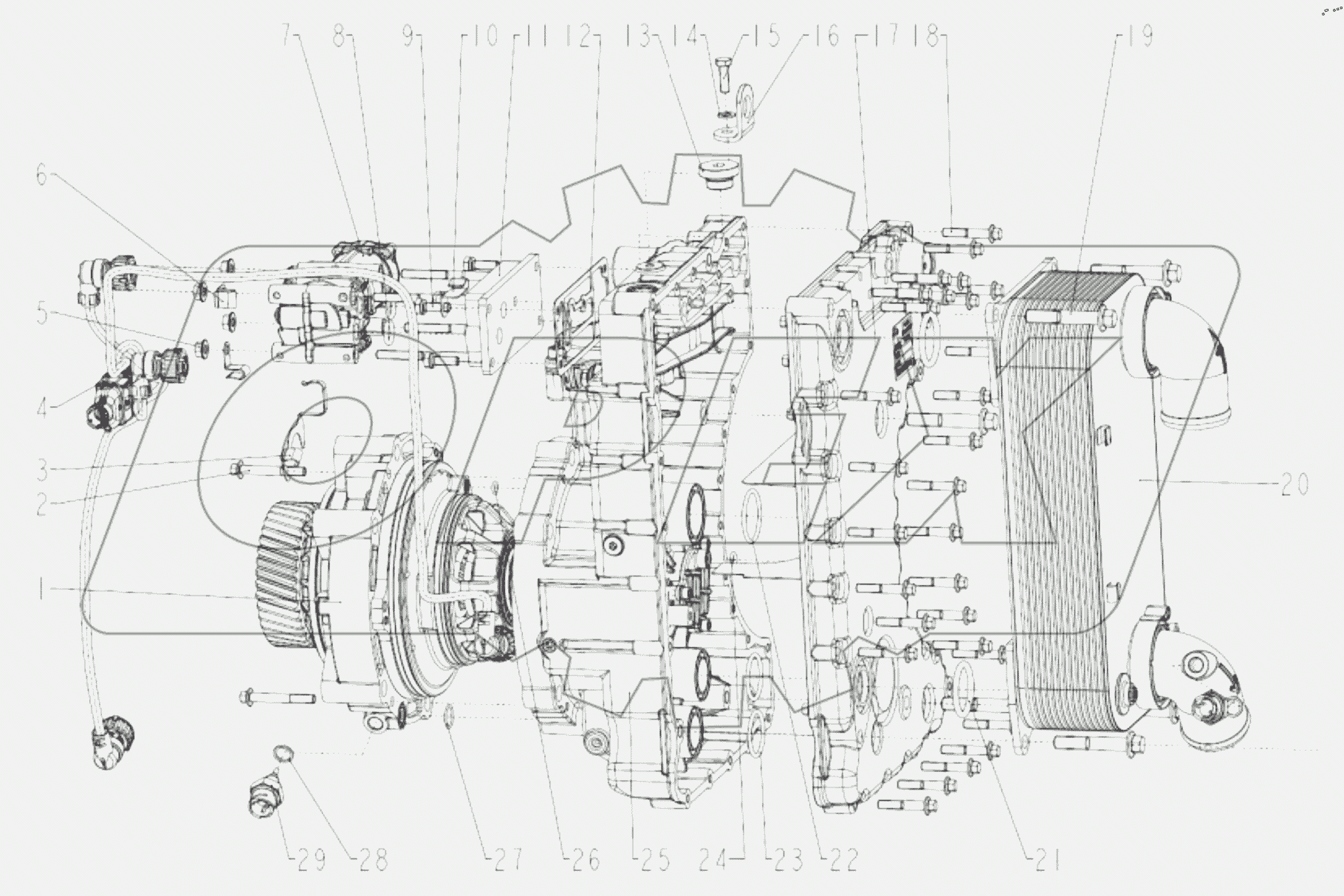  HYDRAULIC  RETARDER  ASSEMBLY