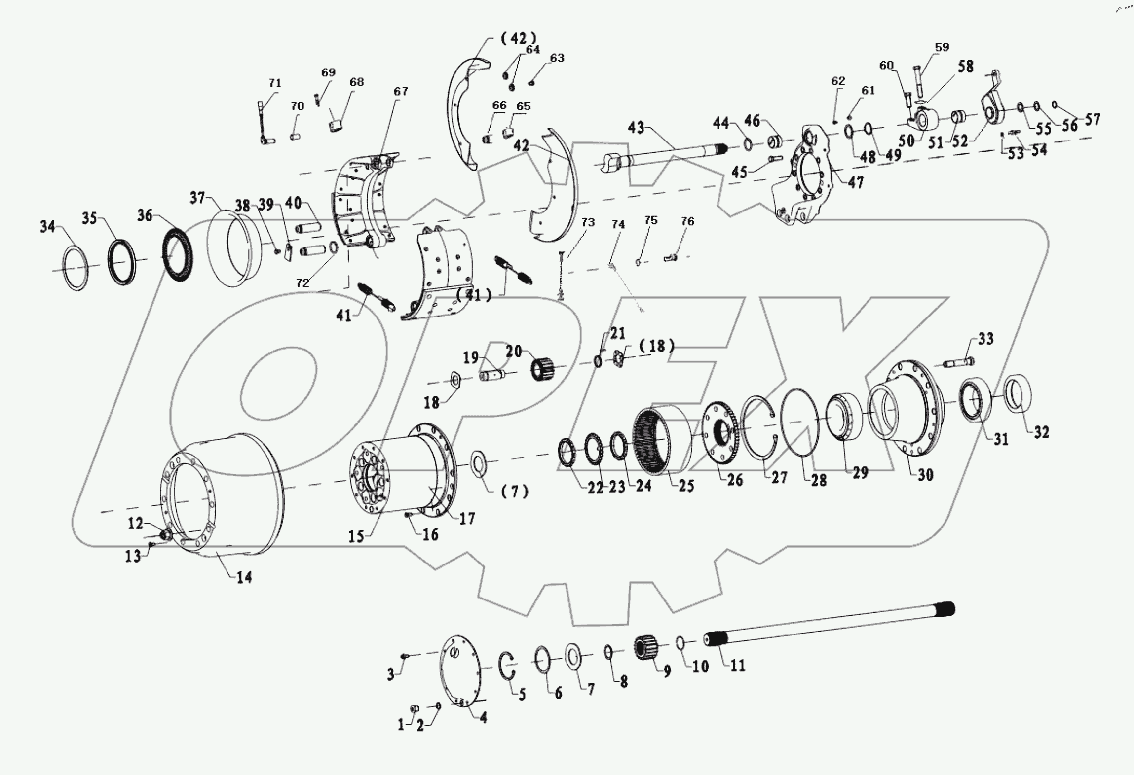  DC95319390779 INTER-WHEEL DIFFERENTIAL REDUCER