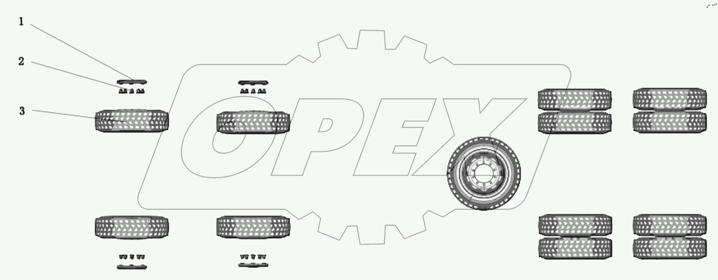  DC95319611122 WHEEL ASSEMBLY