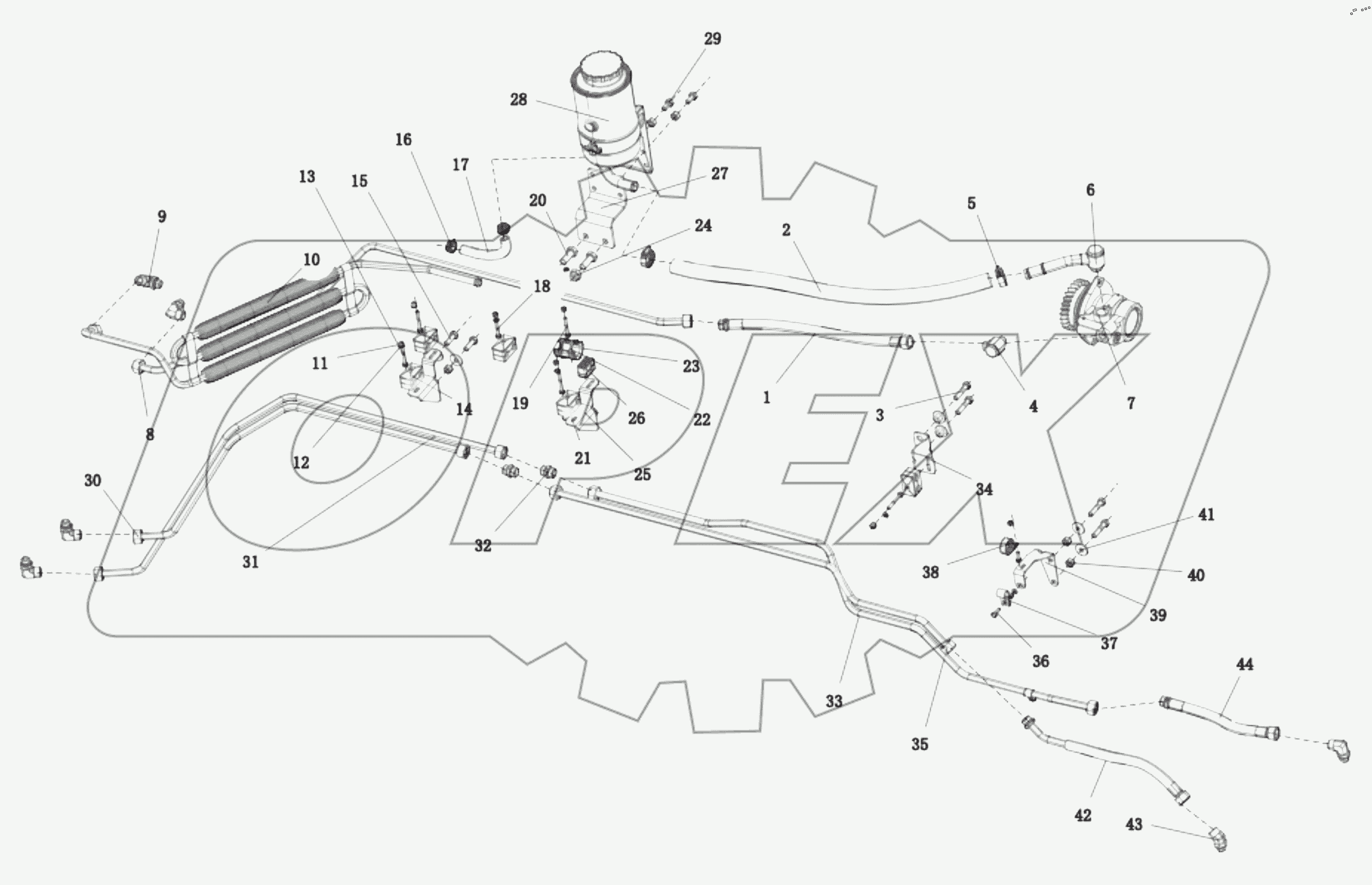  DC97319470222 STEERING BOOSTER