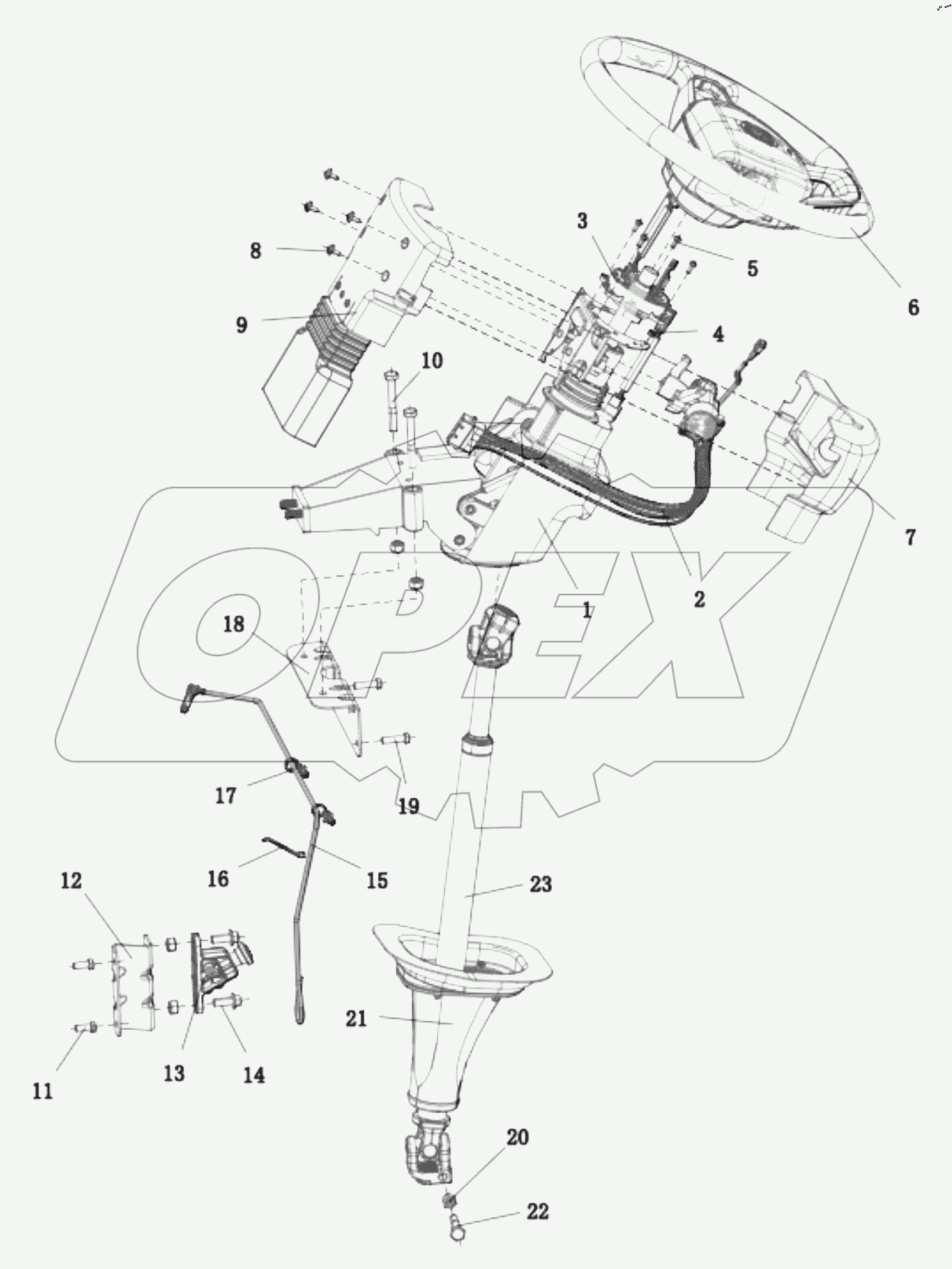  DC97189460597 STEERING CONTROL