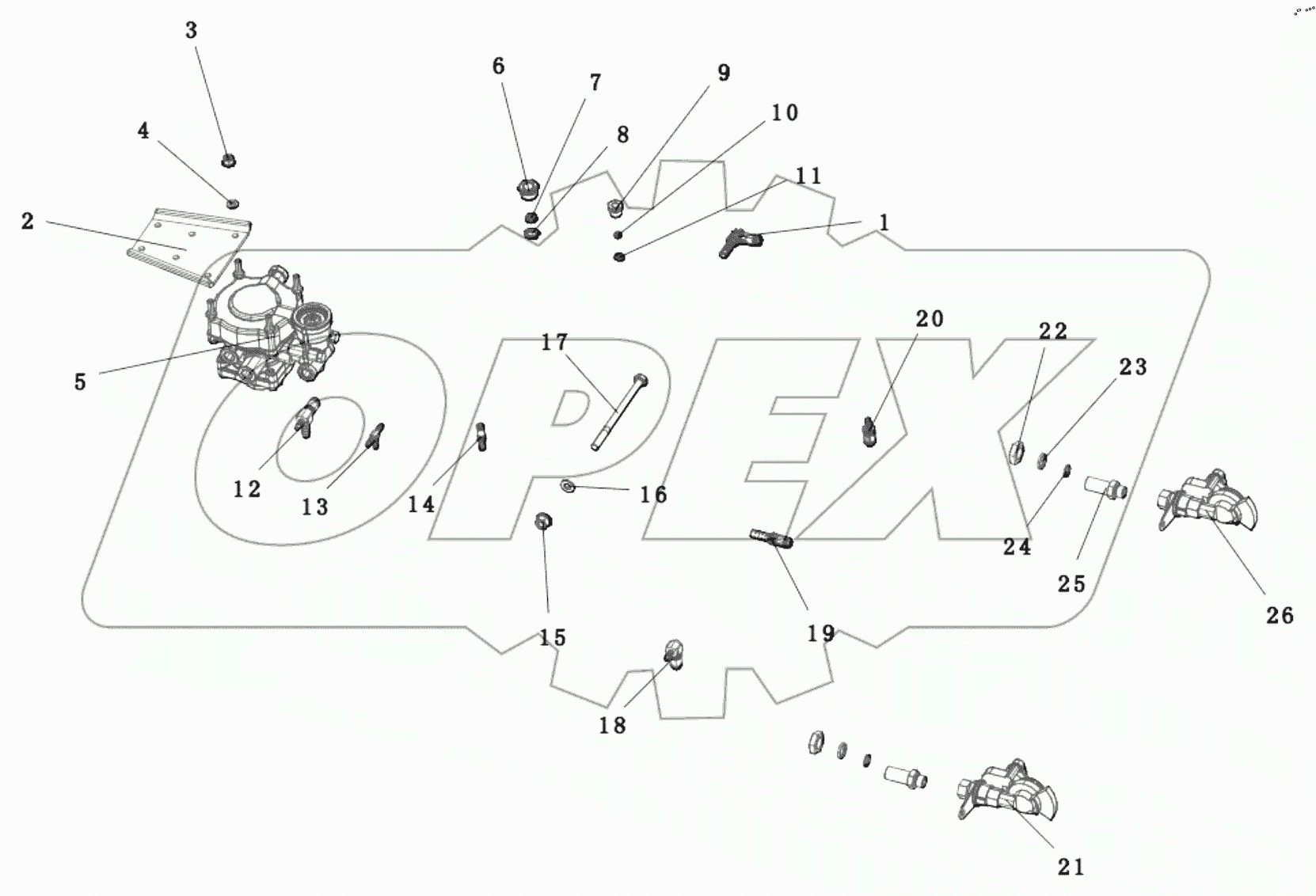  DC95259450001 FULL TRAILER BRAKE DEVICE