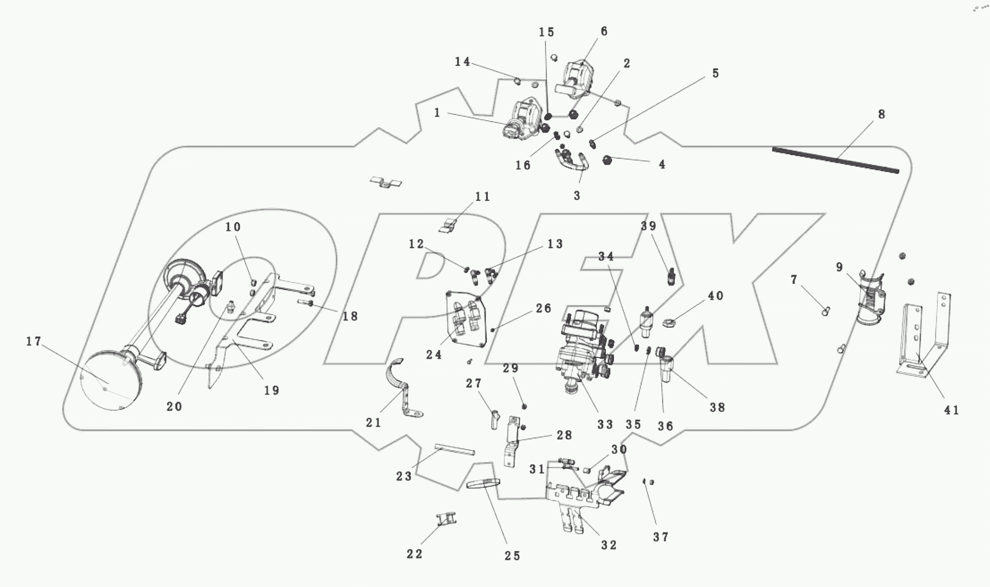  DC97189090107 CAB BRAKE DEVICE
